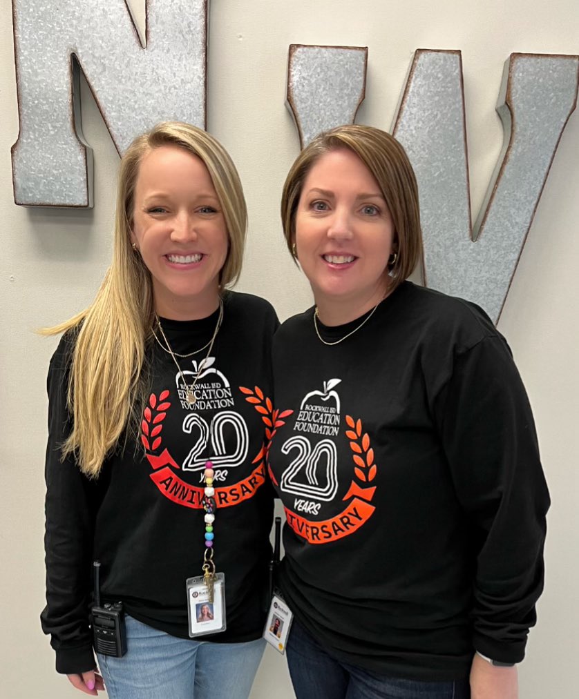 Nebbie Nation celebrates the education foundation on Wednesday’s and appreciates all of the support they provide to our campuses. We love the Rockwall Education Foundation! 🧡❤️