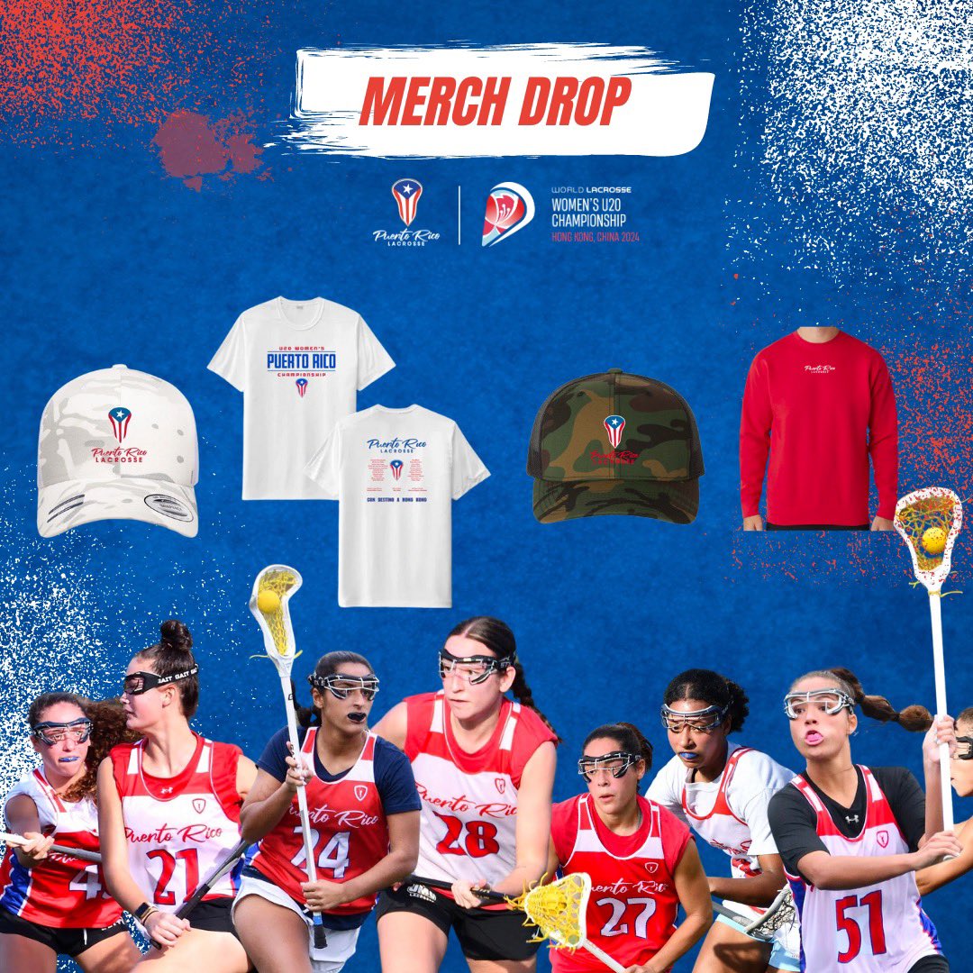 On this #NationalGirlsAndWomenInSportsDay we have unveiled our <a href="/PuertoRicoLax/">Puerto Rico Lacrosse</a> Women’s U20 Roster and our gear store!! Want to support my girls as we get ready for the U20 World Championships in Hong Kong this summer?! Check out the store! 
pogo.undergroundshirts.com/collections/u2…  #LatinasinSport