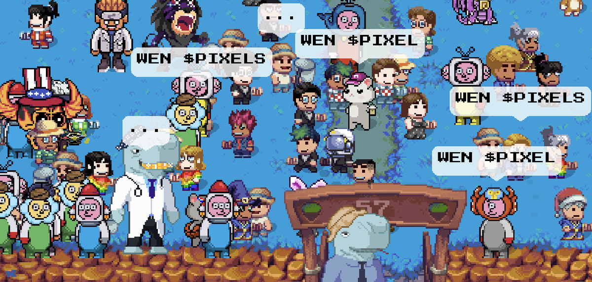 RazCarine's tweet photo. @pixel_barney 🔍 Unveiling the mystery: Land 57 – a cryptic clue to the Pixel Launch countdown? 🤔✨ Is it just me, or does 5+7 = 12 days?! 📆⏳
Seriously though, WEN $PIXEL!? 🚀💰
#PixelLaunch #CountdownConundrum
@pixels_online @whatslukedoing @heidichristne @tyler_pixels https://t.co/vF5S5VUPtM