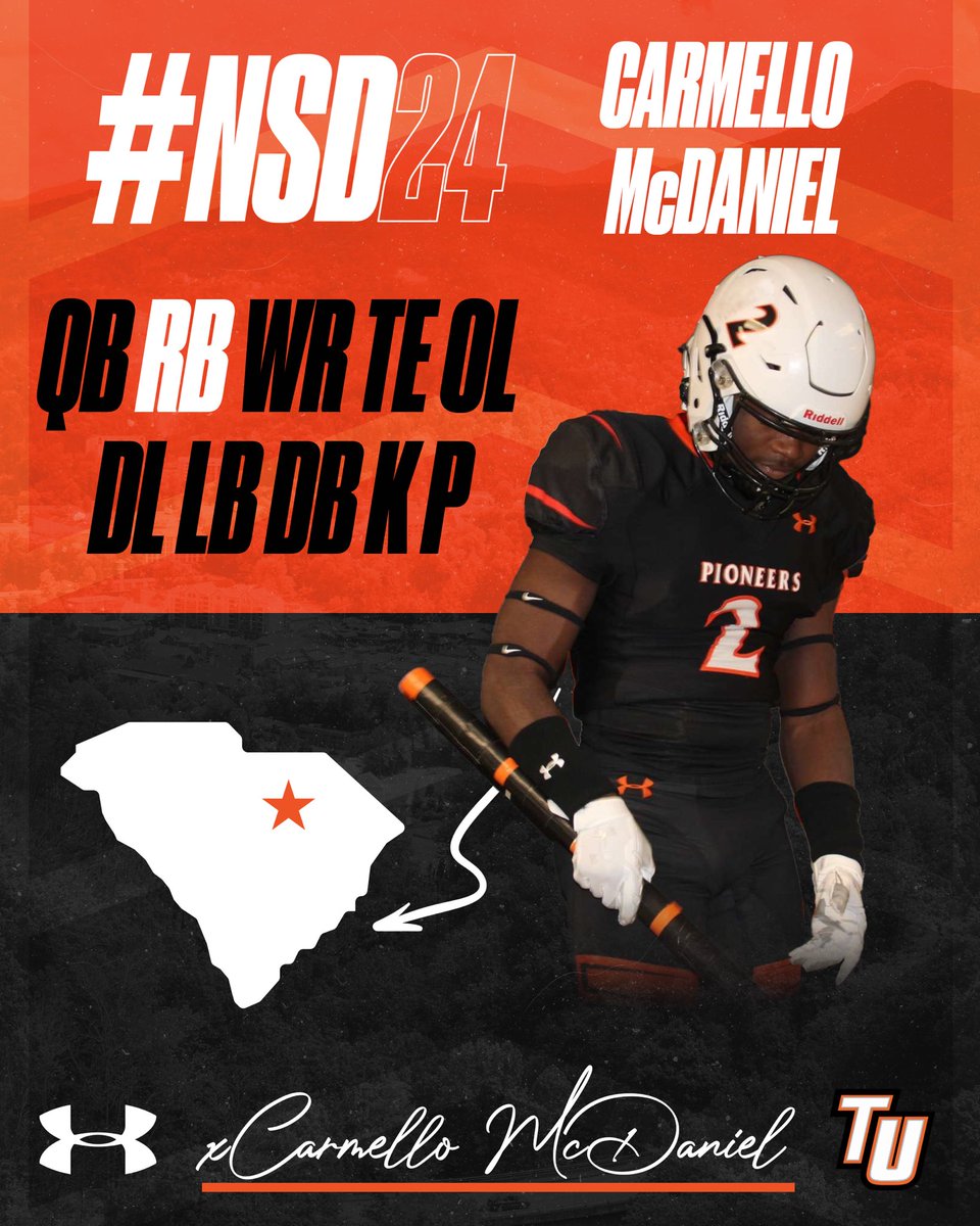 Tusculum Football (@tusculumfb) on Twitter photo Get your popcorn ready🍿the show is about to start ‼️
Welcome to Tusculum, <a href="/The1Carmello/">Carmello Mcdaniel</a>
#TUgether24 #NextLevel #NSD24 Get your popcorn ready🍿the show is about to start ‼️
Welcome to Tusculum, <a href="/The1Carmello/">Carmello Mcdaniel</a>
#TUgether24 #NextLevel #NSD24