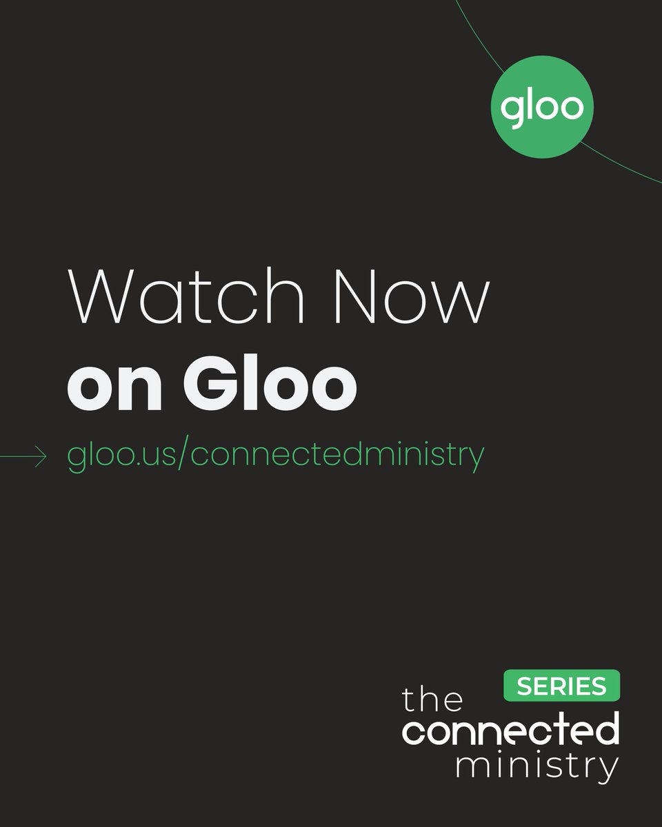 gloo's tweet image. Over the last year we had the opportunity to interview leaders building connected ministries. We loved getting to share their insights with you all on #Gloo! 

📺All seven videos are available to watch at gloo.us/connectedminis… 
———
#GlooConnects #ConnectedMinistry