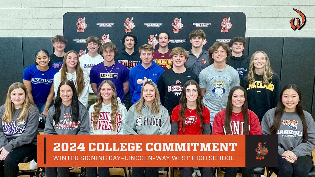 We had 20 student-athletes who have committed to play their sport at the college level and participated in a signing day ceremony today. You will see more of them individually over the next several days. We are proud of their hard to work. Congratulations to all!
#GoWarriors