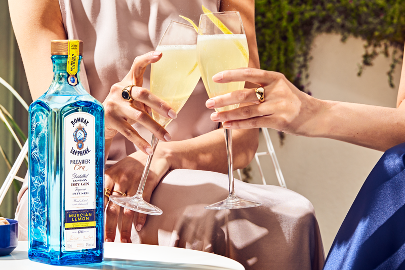 We're best friends, of course we're going to cheers with a Premier Cru French 75. #BombaySapphire #StirCreativity #PremierCru #GalentinesDay