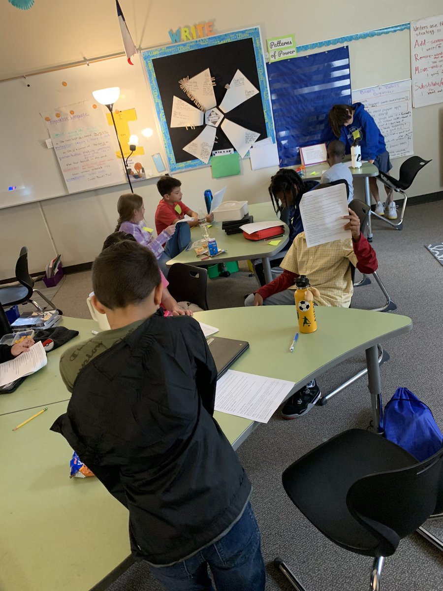 Synergizing by familiarizing ourselves with drama as a genre. Always warms my heart to see kiddos wanting to read with expression and have fun while doing so. #leadreed <a href="/Reed_Elem/">Reed_Elem</a>