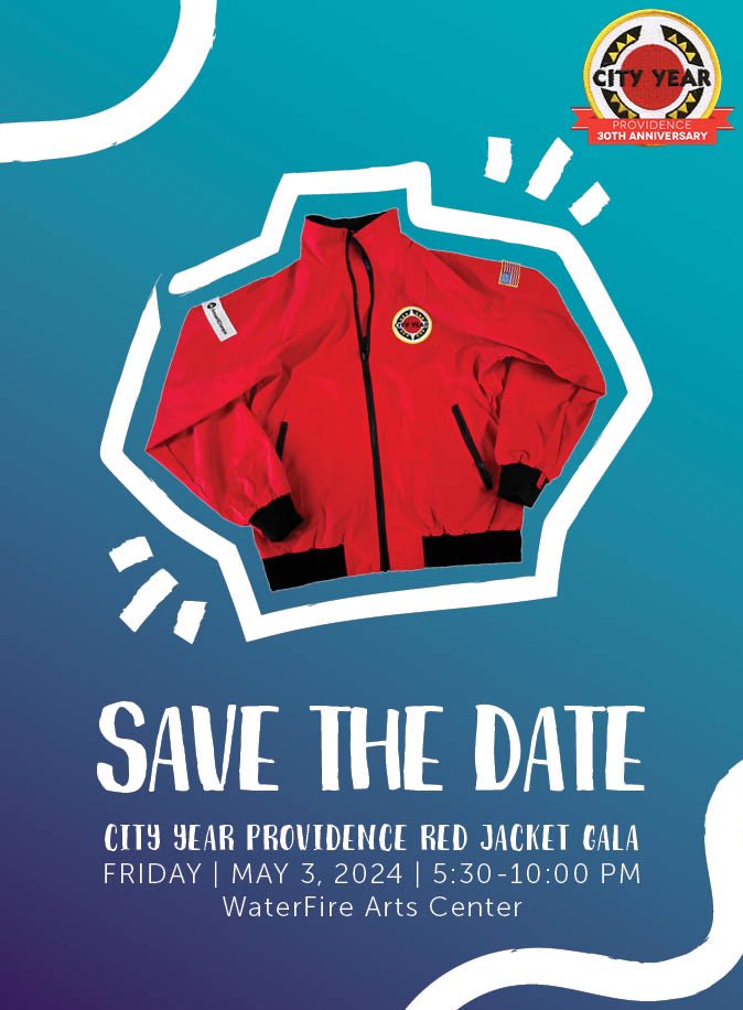 Alum dust off your red jackets, @CityYear corps and champions prepare to celebrate three decades of the amazing power of young people, service and impact in Rhode Island! Join us on Friday, May, for an unforgettable celebration of service & impact!#CYPVD30 #PowerOfServiceImpact