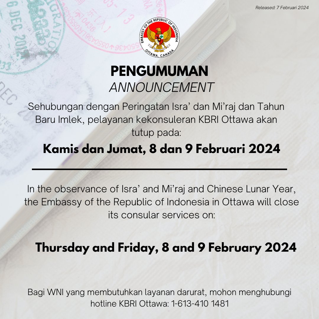 Indonesia in Canada (@kbri_ottawa) on Twitter photo 