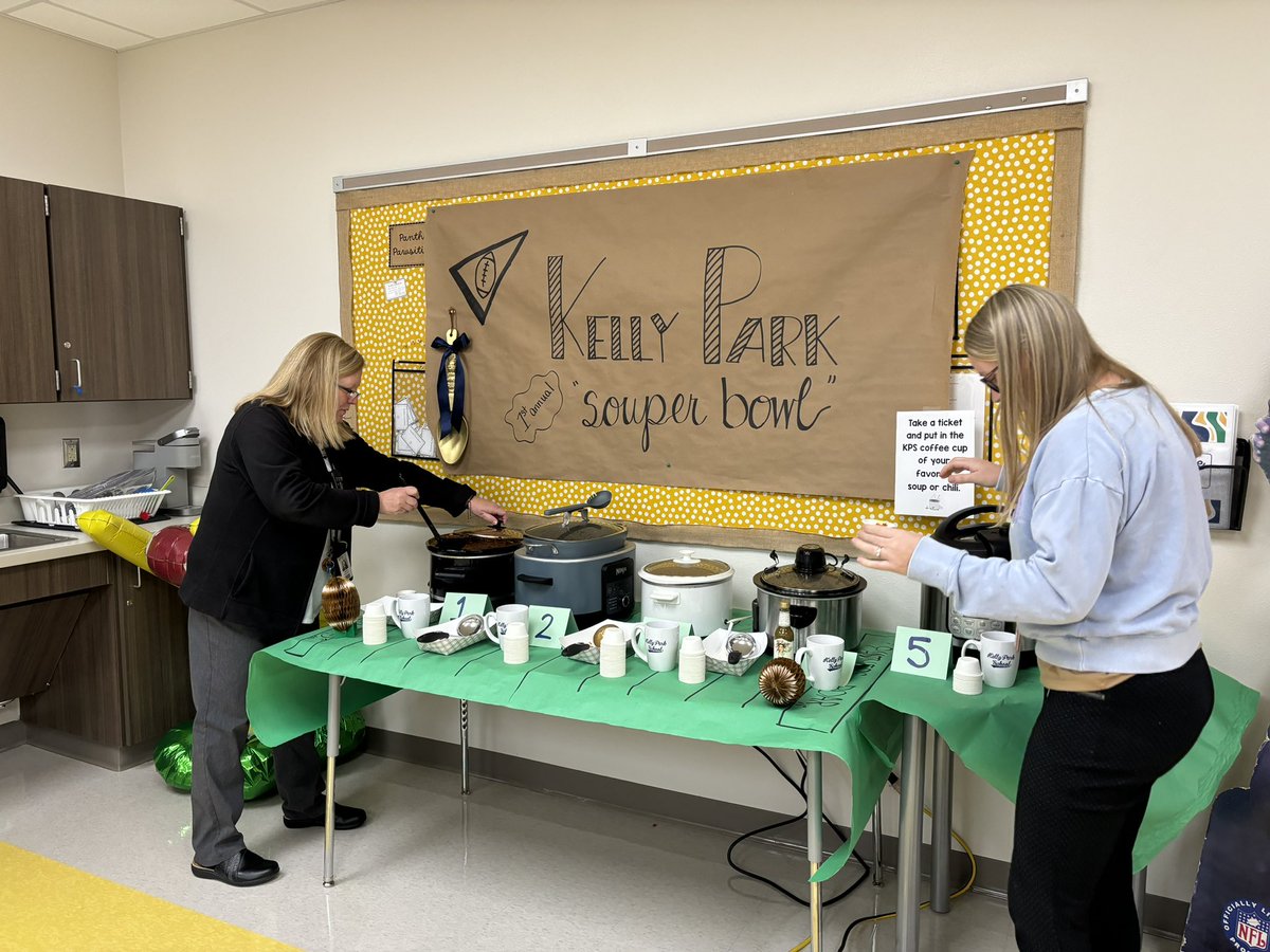 First Annual KPS Faculty and Staff “Souper” Bowl Chili Cook-off. The winner of the Golden Spoon goes to…. Mrs. Peddicord!