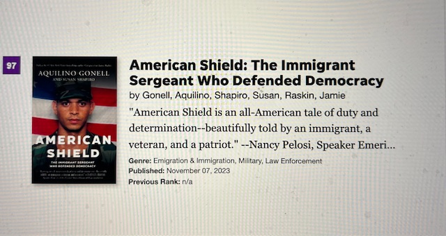 Excited that American Shield hit the @USATODAY Bestseller List thanks to @SergeantAqGo @SWekstein Meg @DanSmetanka @dan_lopez82 & everyone at @CounterpointLLC! usatoday.com/booklist/page/…