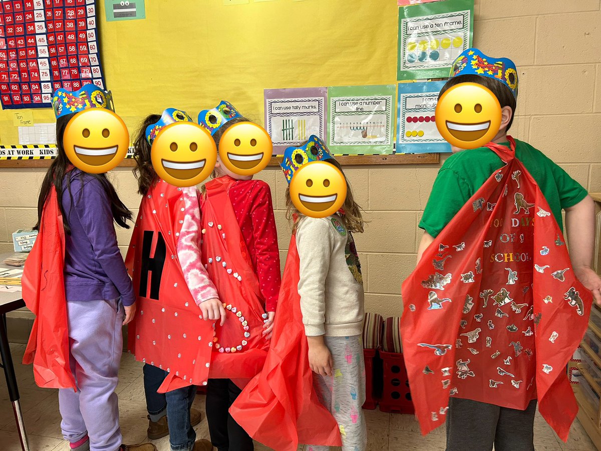 We had so much fun celebrating the 100th day of school today! We love seeing all their creativity and excitement.