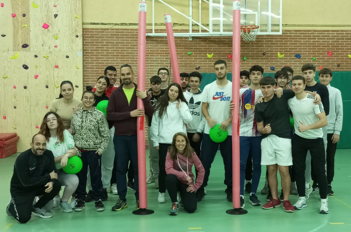 Un placer encontrar a docentes y alumnado con ganas de aprender jugando @goubak_sport en @IES_FelipeTrigo #TSEAS 👉🏻Asignaturas: Deportes y juegos / Actividades físico-deportivas de equipo🤝🏻 Seguimos💪🏻