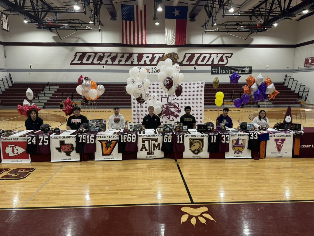 Todd Moebes (@coachmoebes) on Twitter photo What an awesome afternoon celebrating the accomplishments of these 7 student athletes. Very proud Community!
<a href="/CityLockhartTX/">City of Lockhart</a> <a href="/LockhartISD/">Lockhart ISD</a>
<a href="/tyler_staton16/">Tyler Staton</a> <a href="/AshtonDickens11/">Ashton Dickens</a> <a href="/Alex_Rich_62/">Alexander Richardson</a> <a href="/TreyDB6/">Trey Brown</a> <a href="/BradySteph68/">Brady Stephenson</a> <a href="/ZakayaBGathings/">Zakaya Gathings</a>
Azelea Shelton What an awesome afternoon celebrating the accomplishments of these 7 student athletes. Very proud Community!
<a href="/CityLockhartTX/">City of Lockhart</a> <a href="/LockhartISD/">Lockhart ISD</a>
<a href="/tyler_staton16/">Tyler Staton</a> <a href="/AshtonDickens11/">Ashton Dickens</a> <a href="/Alex_Rich_62/">Alexander Richardson</a> <a href="/TreyDB6/">Trey Brown</a> <a href="/BradySteph68/">Brady Stephenson</a> <a href="/ZakayaBGathings/">Zakaya Gathings</a>
Azelea Shelton