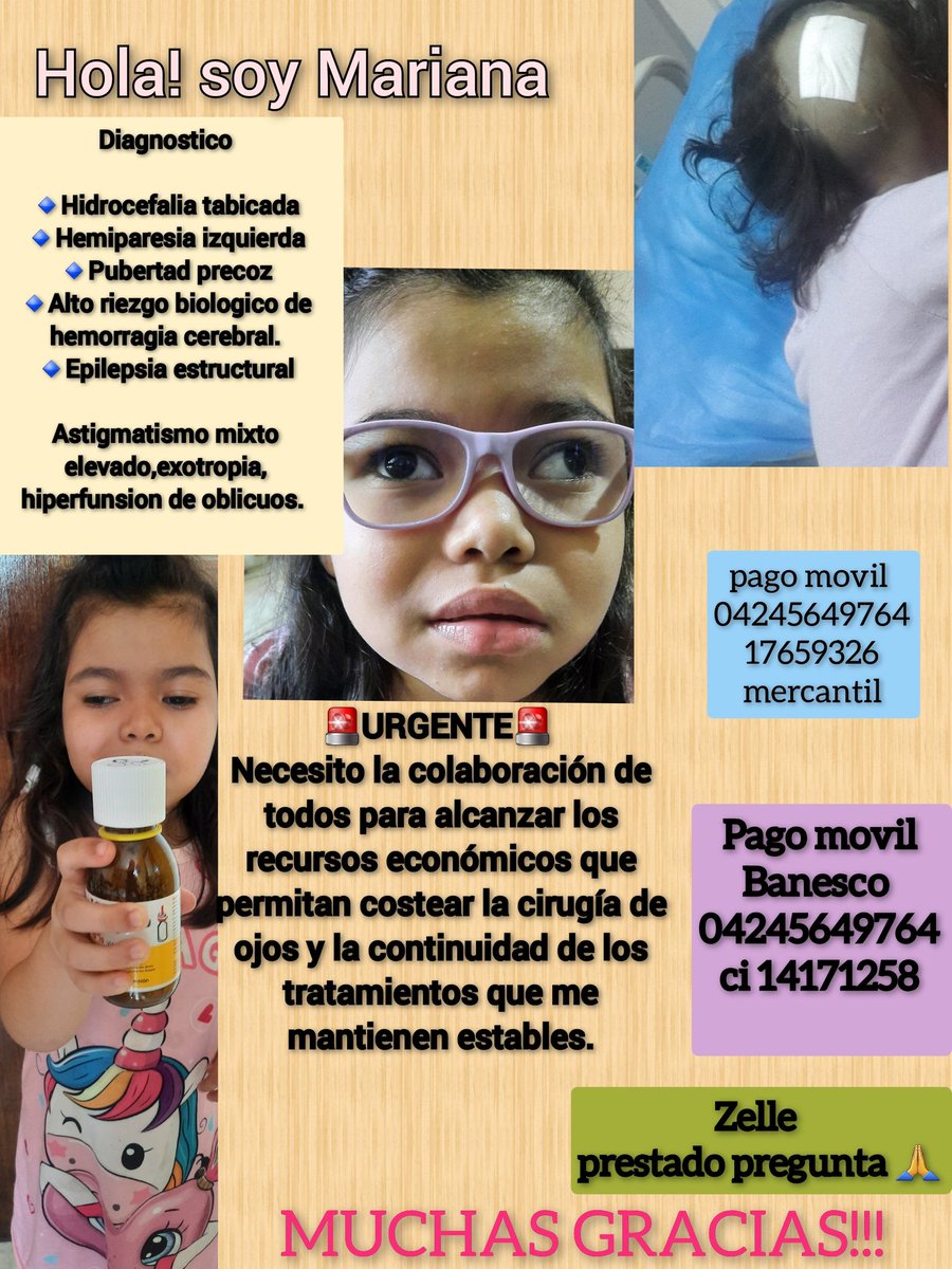 mariani87784922's tweet image. Desde mi alma pido ayuda para poder adquirir mis tratamientos son d por vida y una cirugía que me dara calidad de vida por favor COLABORA 🙏❤️😇 angeles terrenales sumen a mi salud.
pago movil 
04245649764
17659326
mercantil 

Banesco 
04245649764
ci 14171258

ZELLE