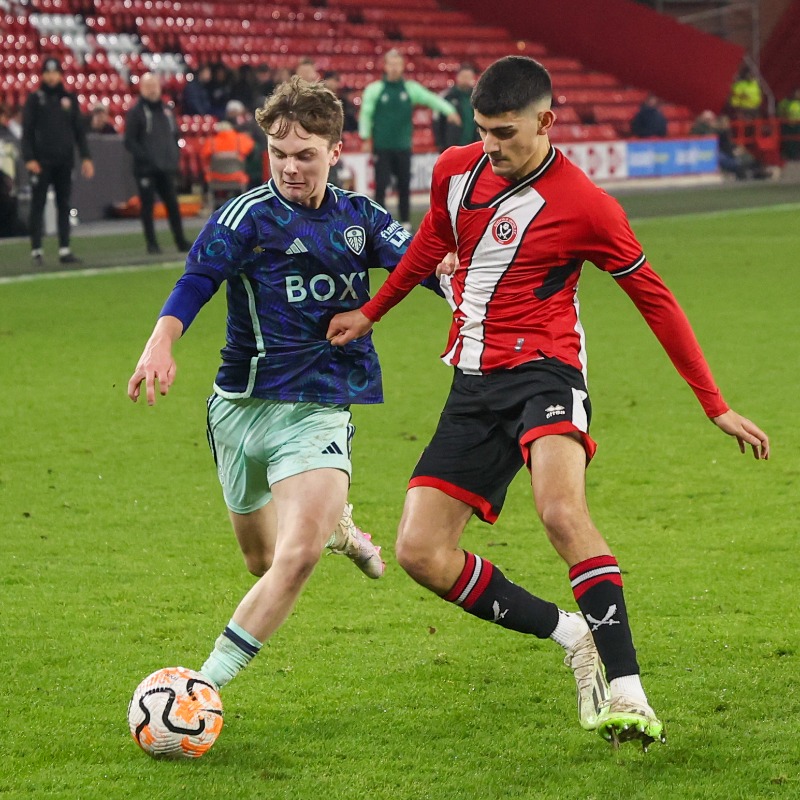LUFC's tweet photo. 📰 #LUFCU18 set up an FA Youth Cup quarter-final clash with Liverpool, after defeating Sheffield United 5-4 on penalties