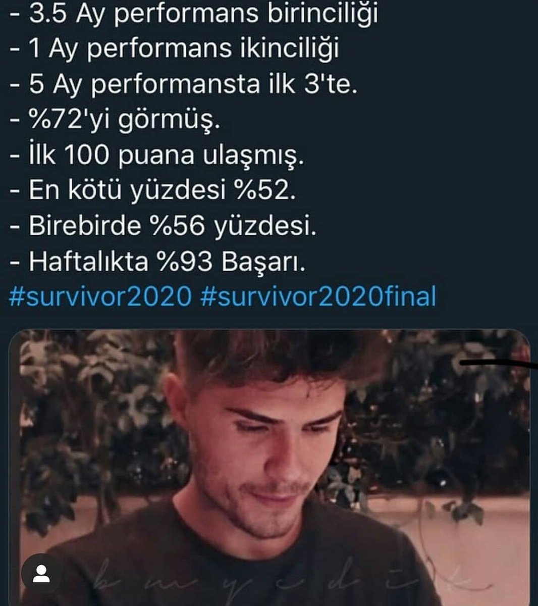 <a href="/barismrtyagci/">Barış Murat Yağcı</a> <a href="/survivorturkiye/">Survivor Türkiye</a> Cok buyuk bir karakter koydun ortaya. Sadece performans degil