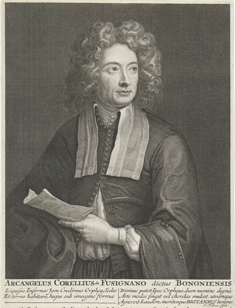 nikolausmella's tweet image. Today marks the 310th anniversary of the death of the Italian #violinist &amp;amp; #baroque composer, Arcangelo #Corelli. :-) ❄️ 🧭 † #Roma 🇮🇹 #Italia #BaroqueMusic #BaroqueComposers 

Engraving by Jacob Folkema (1692–1767).