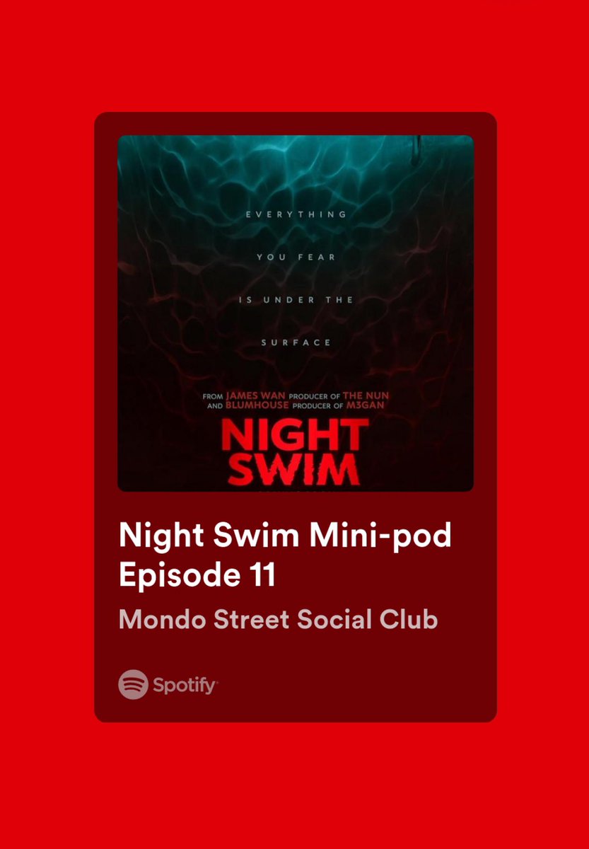 Night Swim mini-pod review. Links in bio. #podcast #nightswim #horror #wyattrussell