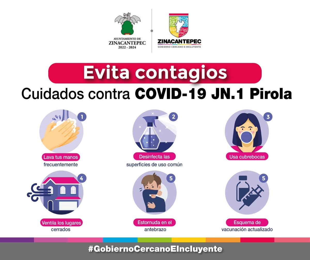 En esta #Temporadalnvernal ❄️ cubre tu boca al toser o estornudar y lávate las manos con agua y con jabón 🧼 💦 
Cuidados contra #COVID19 

#GobiernoCercanoEIncluyente