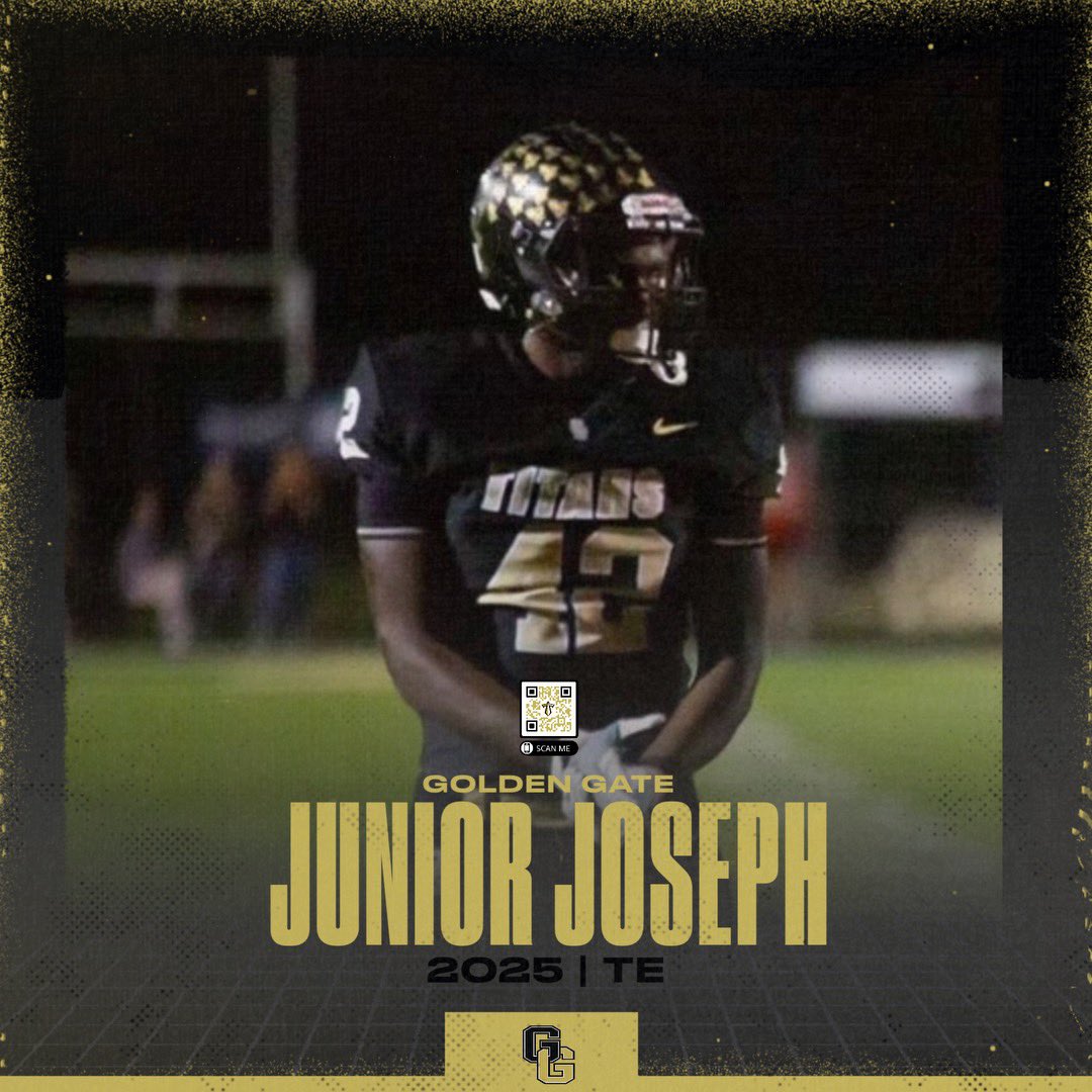 Jacob Fields (@coach_fields53) on Twitter photo TE <a href="/juniorj239/">Junior Joseph🇭🇹</a> 6’2 215 pound class of 2026. Has great hands and is an aggressive run blocker. Come to <a href="/GGHSFootball/">Golden Gate Football</a> to see him in person!!! #RECRUITTHEGATE TE <a href="/juniorj239/">Junior Joseph🇭🇹</a> 6’2 215 pound class of 2026. Has great hands and is an aggressive run blocker. Come to <a href="/GGHSFootball/">Golden Gate Football</a> to see him in person!!! #RECRUITTHEGATE