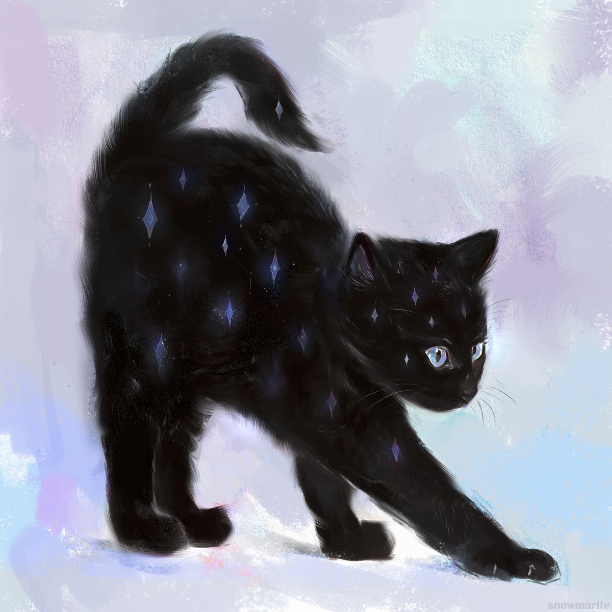 snowmarite's tweet photo. void kitty. 🖤🌌 https://t.co/MIYtG4khhu