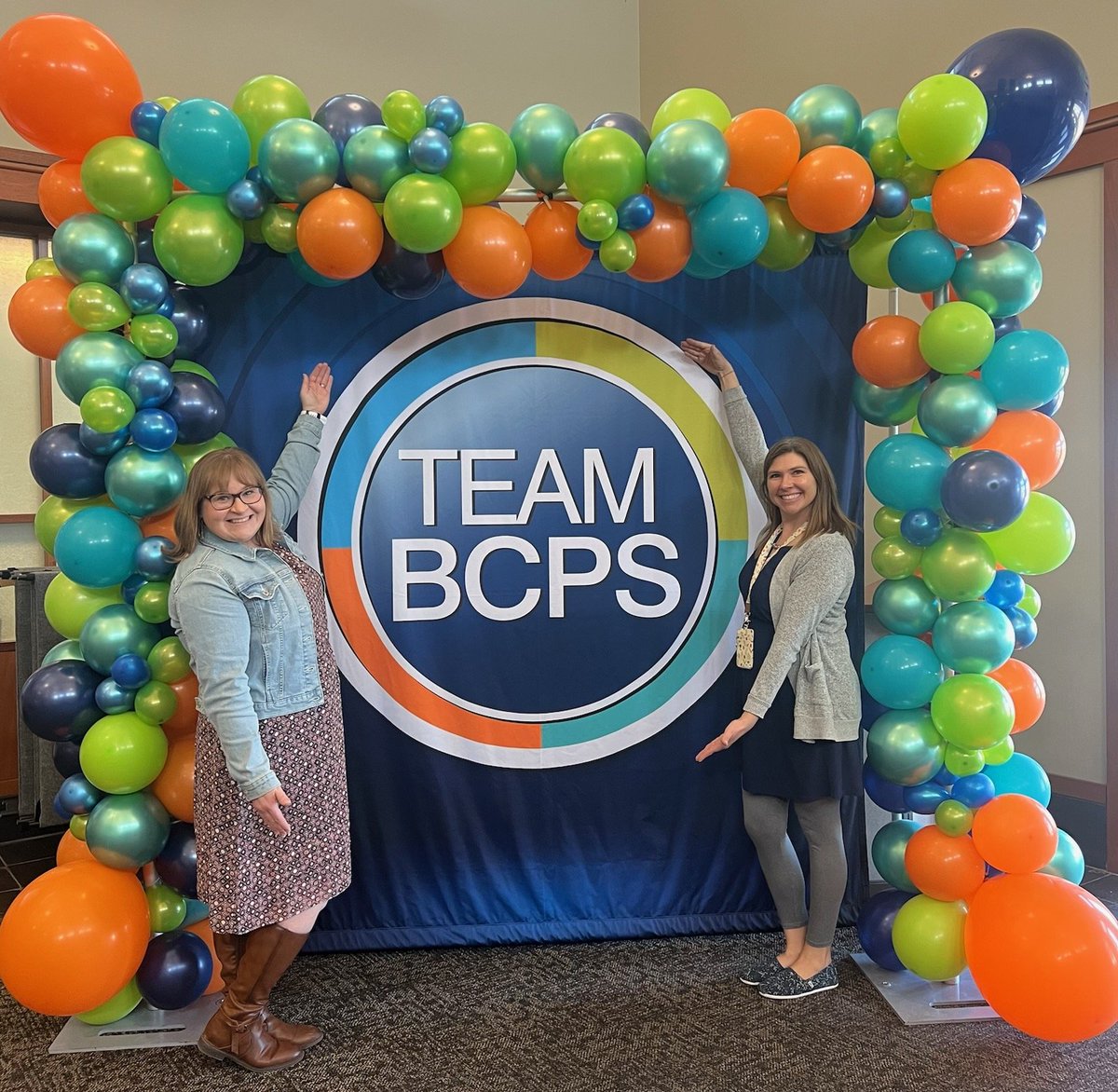 All smiles after getting to spend our morning with Secondary SDTs &amp; discuss the power of feedback for students in ELA! <a href="/Jill_Snell81/">Jill Snell</a> <a href="/BCPS_ELA/">BCPS ELA</a>