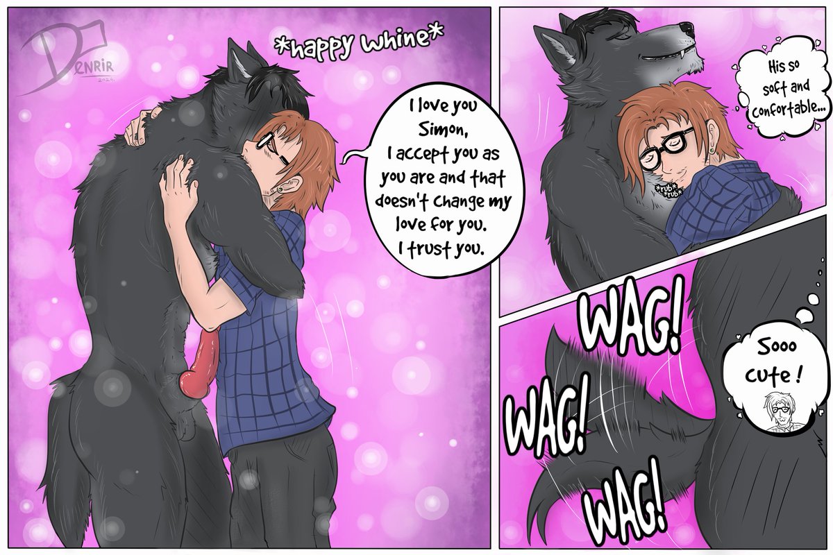 _Denrir's tweet photo. (NSFW - Acceptance 4/6)

Part four of my new werewolf story ! You can read the story on my FA ! 
https://t.co/bH5RMfglwN

I really wanted to thank @L96transforms  , because this story idea came when we talked together about transformations stuff. :D https://t.co/qEAY2iv2El