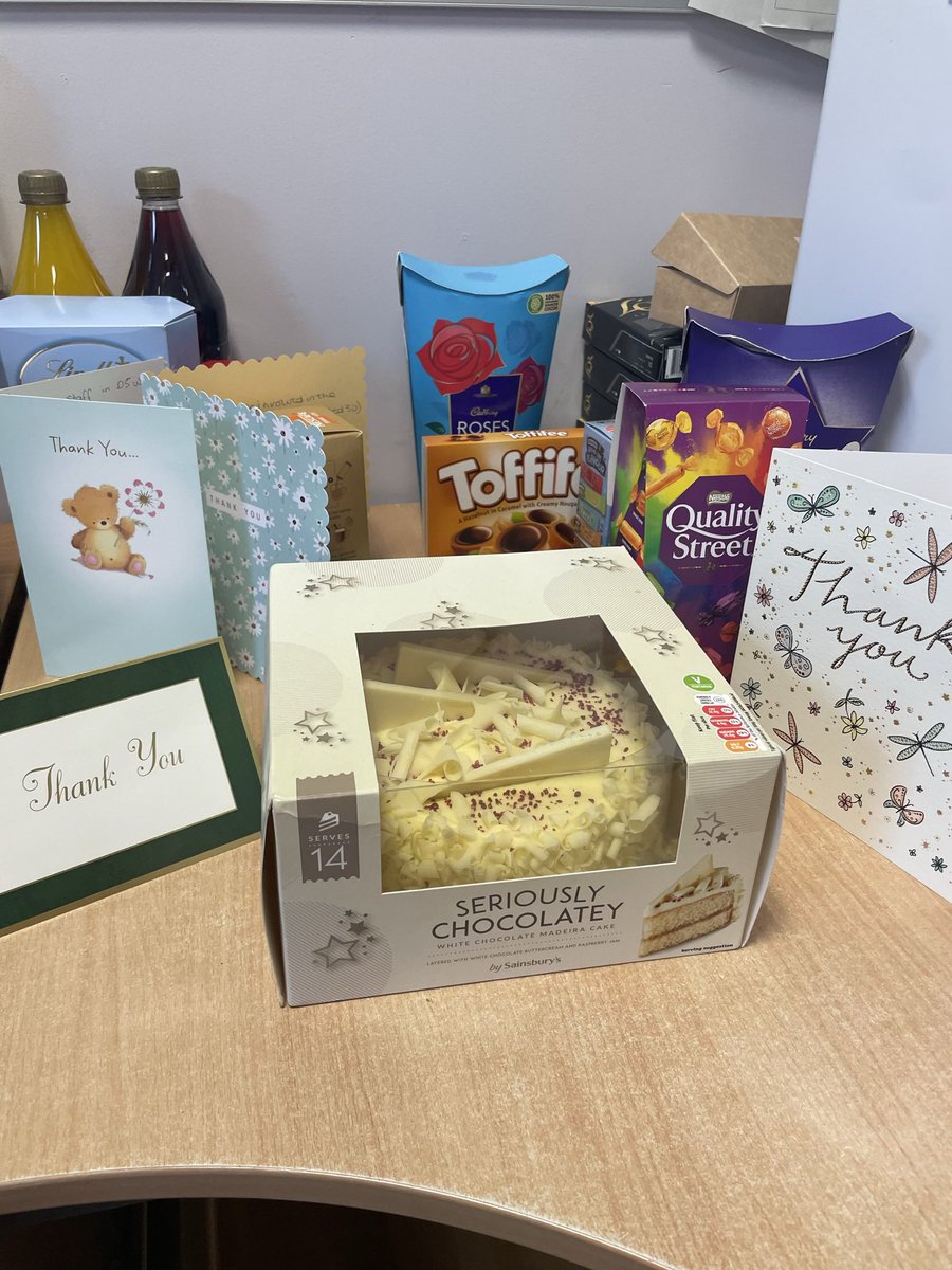 This weeks kind gifts from patients and relatives - makes the tough days that bit easier @ChrisOL05142560 @StockportPtExp @kerryby76415778 @Shazhaley