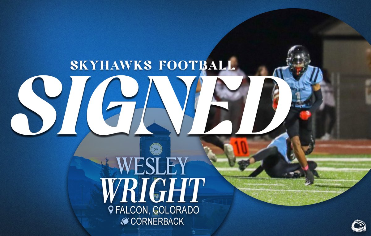 Welcome to the 𝙎𝙆𝙔𝙃𝘼𝙒𝙆𝙎 𝙁𝘼𝙈𝙄𝙇𝙔, Wesley Wright!💙💛

#ToTheTop