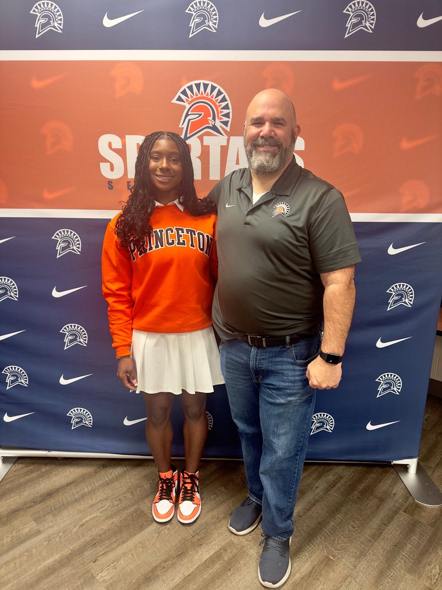 Congratulations to senior Brooke Jackson on signing her national letter of intent to compete collegiately at Princeton University. The Tigers are getting an absolute amazing young lady in their program.