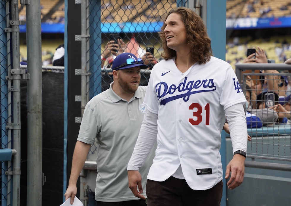 カーショーKershawグラスノーTyler Glasnowボブルヘッドセット カー