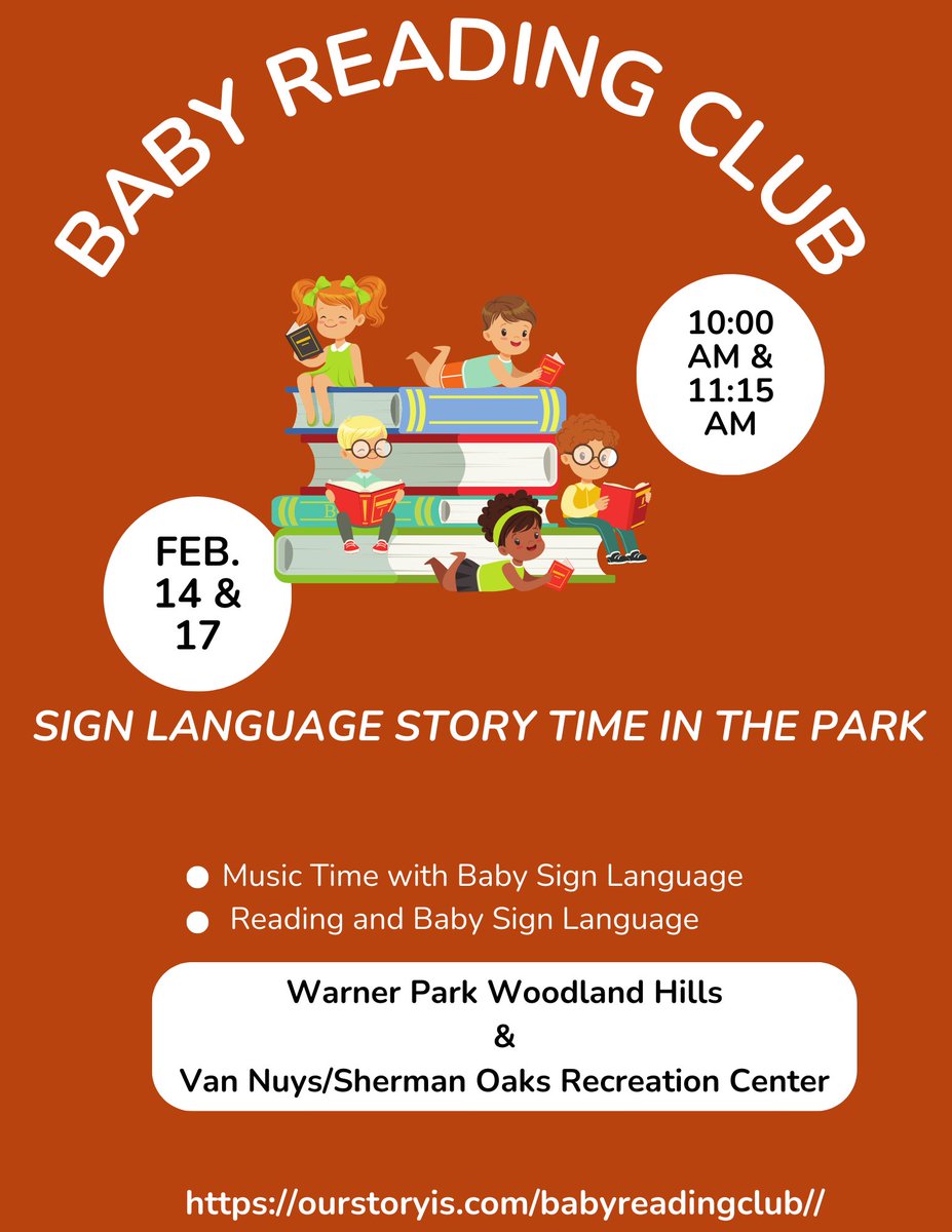 reviewshere's tweet photo. Register for Baby Reading Club - Sign Language Story  Time in the Park, TODAY! https://t.co/fGJHYBpJ6n
#shermanoaks #woodlandhills #babyclasses #signlanguage #mommyandme https://t.co/kAbamHZxIl