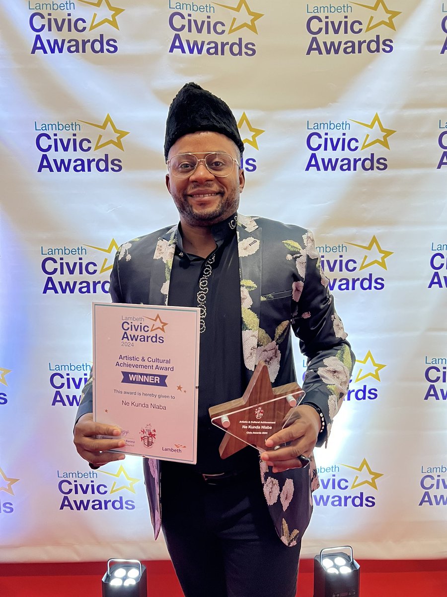 BREAKING NEWS!!! Film Producer, Director, Executive Director and the Founder of the London PAFF and Luanda PAFF won the Artistic and Achievement Award at the Lambeth Civic Awards 2024, in London.