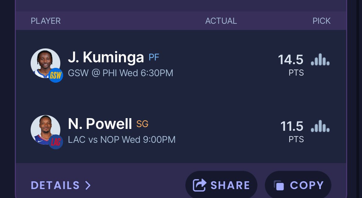 leakprizepicks's tweet photo. Good value here with the kuminga promo Powell over on points has went over 7/10 and 6/6 h2h I feel 11.5 is too low he’s shooting almost 50 percent and is averaging close to 14 a game #PrizePicksNBA #SleeperPicks #NBAX #gamblingx #GamblingCommunity #prizepicks https://t.co/k0o0LLU3Yd