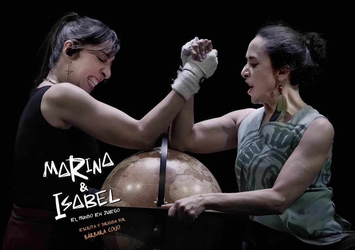 Barbaralio's tweet photo. MARINA &amp; ISABEL 
🔥Una obra de teatro sobre la historia, las invasiones, las conquistas del mundo y de una misma.
🔥Un feroz duelo actoral entre Carmen Mastache y Ana Ligia García
🔥De @BarbaraColio  
No te la pierdas.
 🔥Teatro El Galeón @CCB_INBAL 
 🎟️https://t.co/v2AO0B8rzP https://t.co/irTNx13rxJ