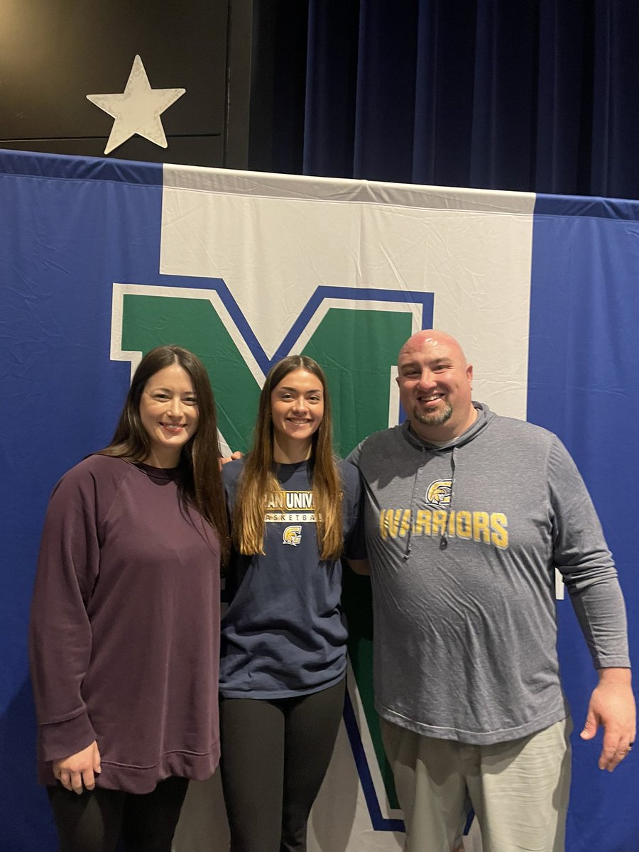 Congrats to <a href="/ninapeterson_12/">Nina Peterson</a> for officially signing with <a href="/CorbanWBB/">Corban Women's Basketball</a> today! One of the best players and best kids I’ve ever had the privilege of coaching. Looking forward To watching you play at the next level!