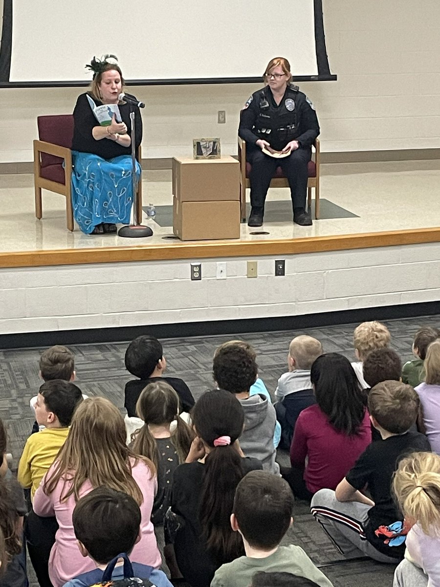 World Read Aloud Day was a huge success <a href="/Cherokee_JCS/">Cherokee Elementary</a> !! Thank you to author, Jocelyn Lacey, and SRO Osborne for reading aloud to our kiddos today! <a href="/jcityTNschools/">JohnsonCitySchools</a>