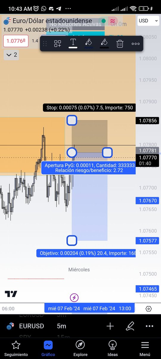 SmartForexHub's tweet photo. 07/02/2024 - EURUSD

!!!ESTOY EN VIVO!!!
https://t.co/qbOAEEAuMi https://t.co/vLqCR4vpwF