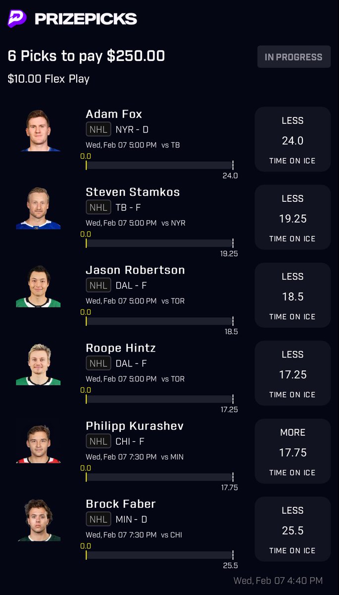 CopperPicks's tweet photo. 6flex NHL slip for tonight 🏒 
Fox and Kurashev are my favorite plays of the night, BOL🫡
#prizepicks #nhl #GamblingTwitter 

Copy my PrizePicks entry using this link: 
https://t.co/T2dMy40sRH https://t.co/qMFmq8uTvC