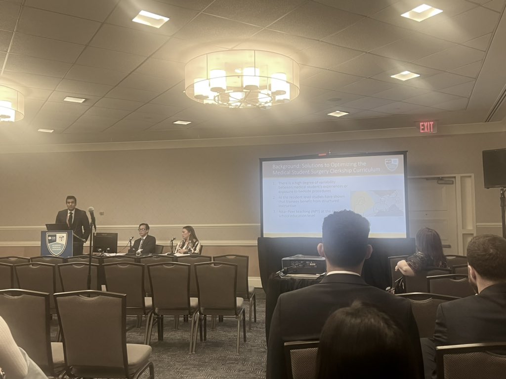 TanyaAnand8's tweet photo. Great round of presentations today by our students fellows and residents @@AcademicSurgery #ASC2024 https://t.co/g1vLc3BCGo