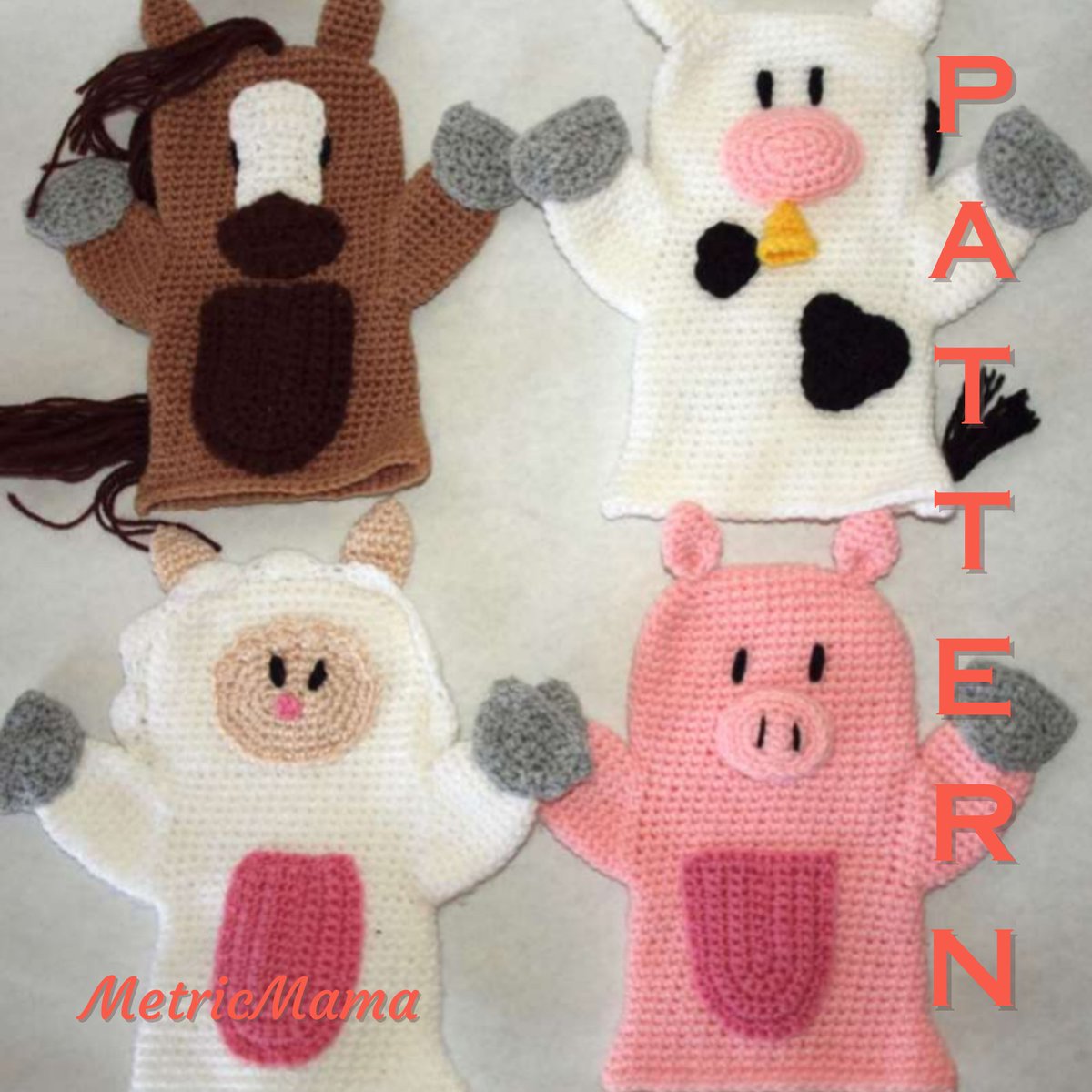Digital PDF crochet pattern for crochet animal farm hand puppets (ETSY)

etsy.com/au/listing/168…

#babyshowergift #babygift #babygifts #babycrochet #toddlercrochet #toddlergift #toddlergifts