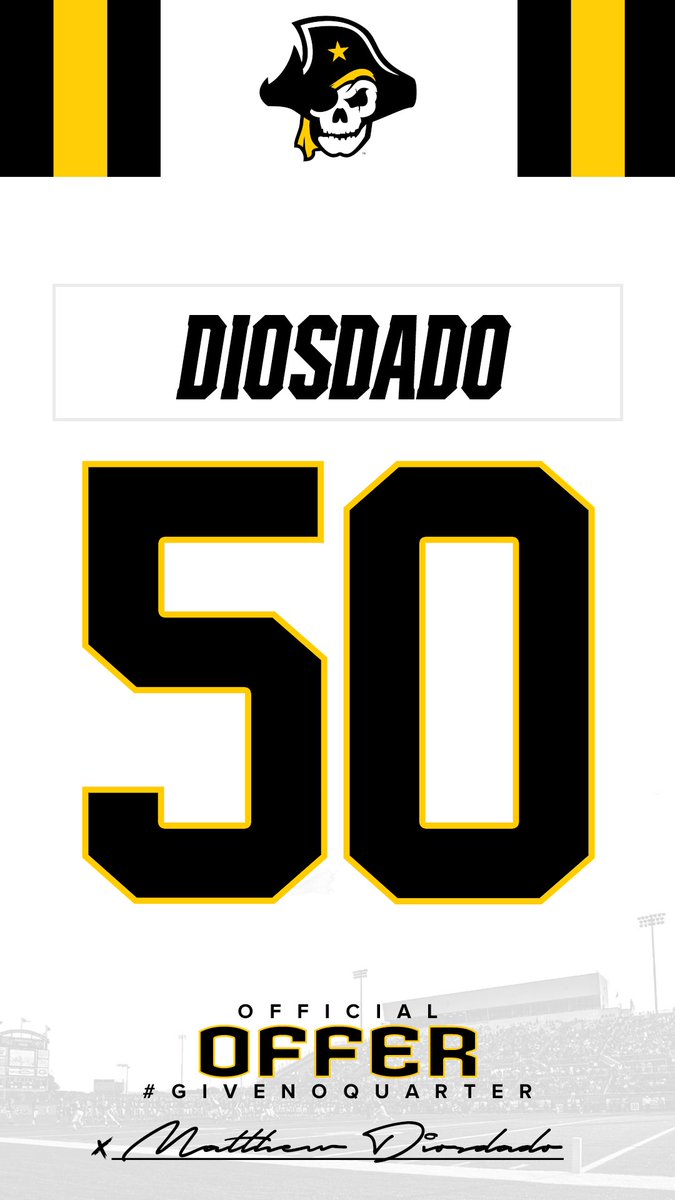 Matthew Diosdado (@matthewdiosdado) on Twitter photo After a great conversation with <a href="/CoachTRoss/">Tom Ross</a> I'm blessed to have received an official offer from <a href="/SUPiratesFB/">Southwestern FB</a>!!! 🏴☠️
<a href="/CoachFleen/">Coach Fleener</a> <a href="/ForneyRecruits/">Forney Recruits</a> After a great conversation with <a href="/CoachTRoss/">Tom Ross</a> I'm blessed to have received an official offer from <a href="/SUPiratesFB/">Southwestern FB</a>!!! 🏴☠️
<a href="/CoachFleen/">Coach Fleener</a> <a href="/ForneyRecruits/">Forney Recruits</a>