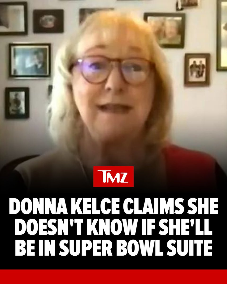 TMZ's tweet photo. #DonnaKelce has apparently forgotten that her son is dating a known billionaire.

See more 👉 https://t.co/D8FwbaJLvG https://t.co/acdVRCaGyE