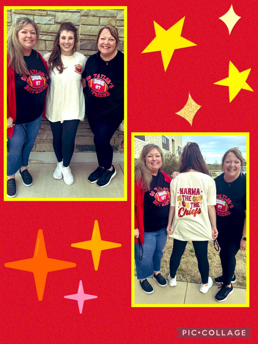 Wendy Lee Pray (@wendyleepray) on Twitter photo We are showing the love for @chiefs <a href="/taylorswift13/">Taylor Swift</a> and <a href="/tkelce/">Travis Kelce</a> 💕🏈🎤🎶
<a href="/baileynbwest/">Bailey Barrett</a> <a href="/HuntSuz50/">Suzanne Hunt</a> @bhunt84 We are showing the love for @chiefs <a href="/taylorswift13/">Taylor Swift</a> and <a href="/tkelce/">Travis Kelce</a> 💕🏈🎤🎶
<a href="/baileynbwest/">Bailey Barrett</a> <a href="/HuntSuz50/">Suzanne Hunt</a> @bhunt84