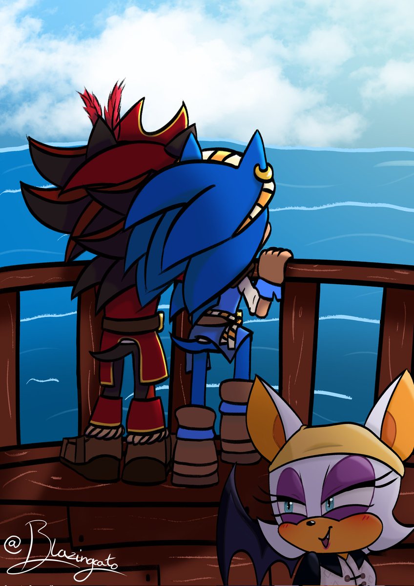 Astralcato's tweet photo. Sonadow pirates ๐ดโโ ๏ธ
Rouge will tease them later๐คญ
#sonadow #Shadonic #captainshadow #piratesonic #battenrouge #SonicTheHedgehog #ShadowTheHedgehog #sonicdash https://t.co/yri2tn8rAo