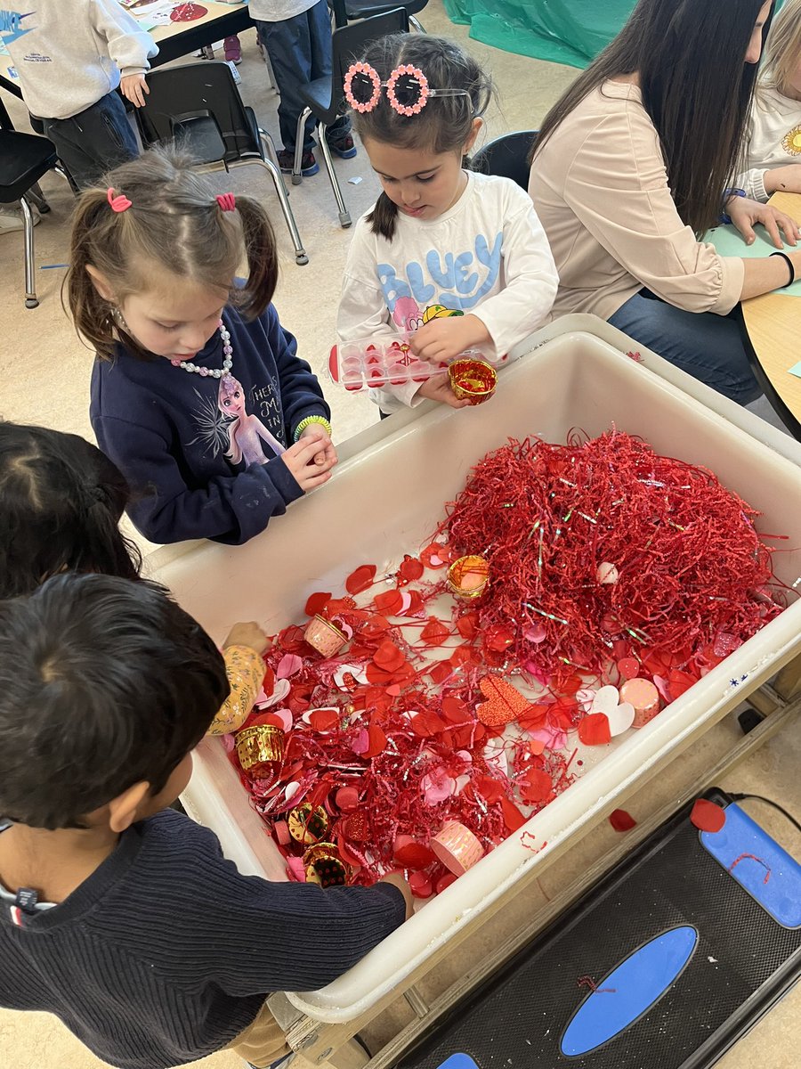 We love a good themed sensory bin! So much rich dialogue occurs here! ❤️
