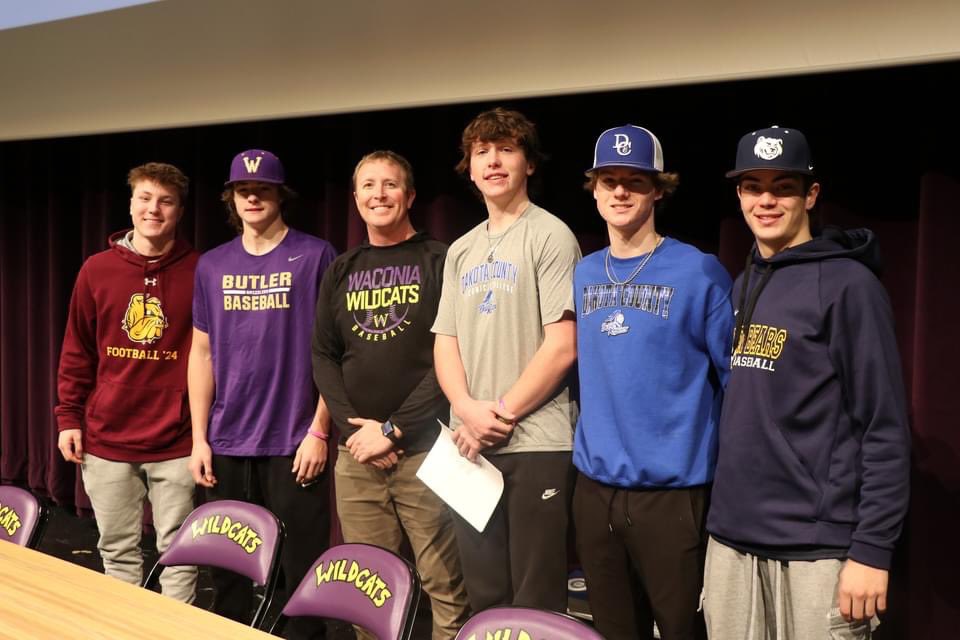 Congratulations to  all athletes from Waconia High School on their college commitments today.  #GreatDayToBeAWildcat
Thank you to all families for your continued support.  #ProudCoach