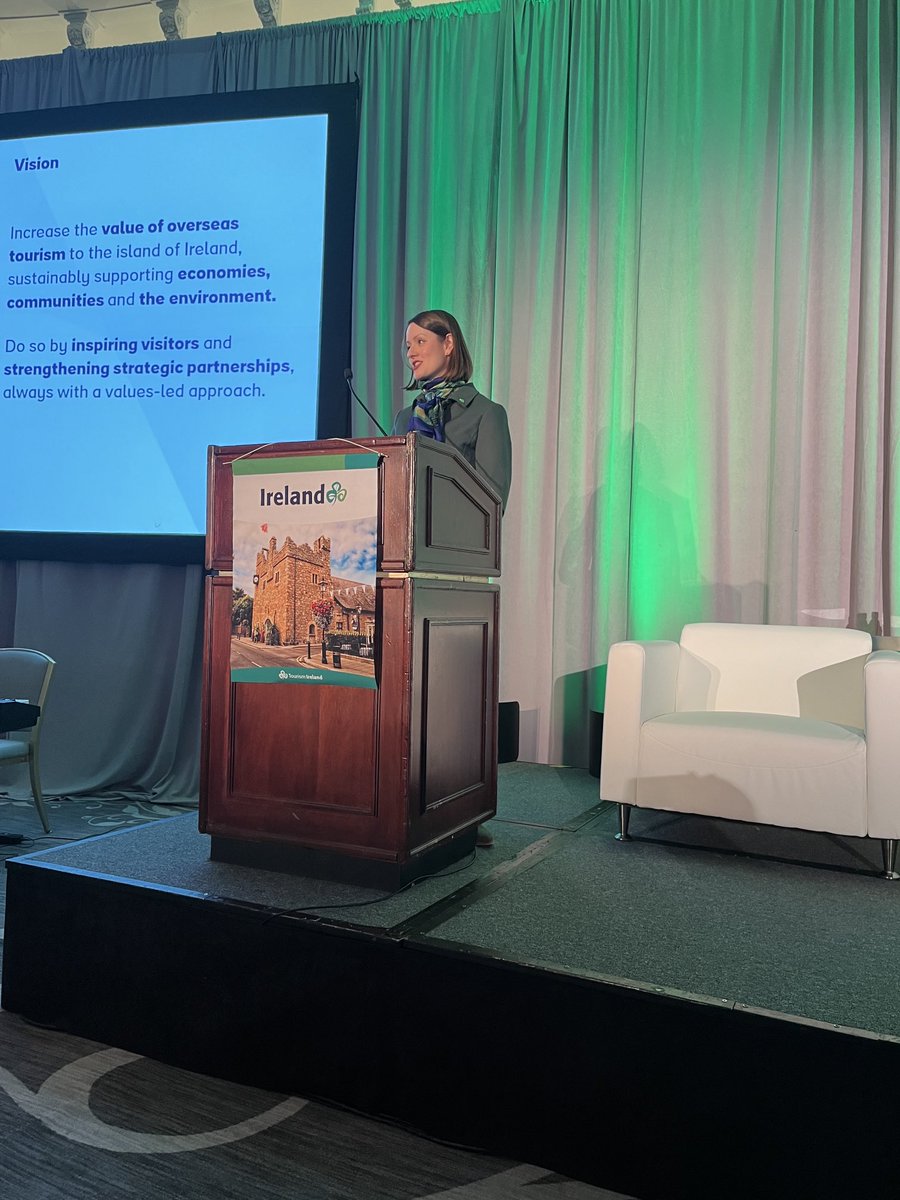 Great to be with Alice Mansergh, Alison and the USA Tourism Ireland team at the launch the marketing plans 2024 in New York.  Lovely to see such a great turn out of old friends and new from the trade this evening too.