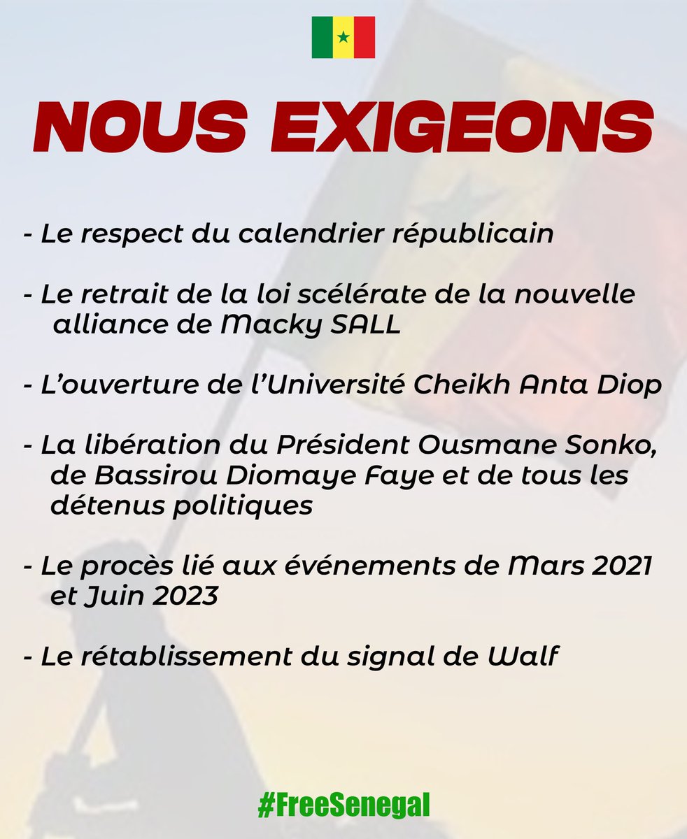 Retweetez en masse,
Ceci mérite de faire le tour du monde ! #FreeSenegal
