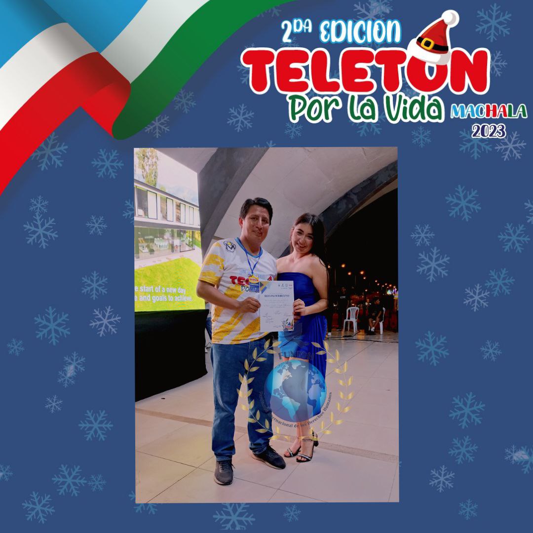 funidh_ec's tweet photo. #FUNIDH 🇪🇨
#teleton2023 POR LA VIDA en su 2da edición en la ciudad de #Machala 

#SomosFUNIDH 🇺🇳 https://t.co/R888yIvrEr