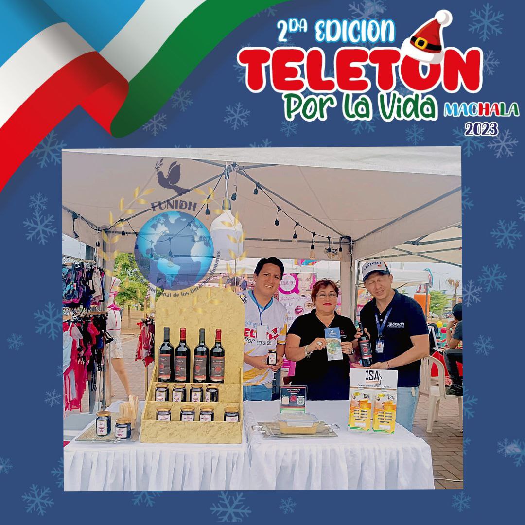 funidh_ec's tweet photo. #FUNIDH 🇪🇨
#teleton2023 POR LA VIDA en su 2da edición en la ciudad de #Machala 

#SomosFUNIDH 🇺🇳 https://t.co/R888yIvrEr