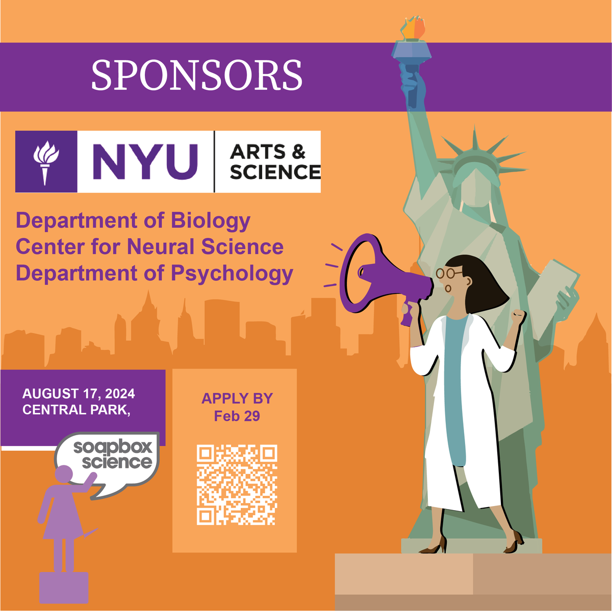 Sromana Mukherjee (@sromanamukherj1) on Twitter photo We thank <a href="/NYUScience/">NYU Science</a> for believing and supporting us in bringing science to the streets of New York City this summer!☀️👩🔬
Are you a woman scientist excited to showcase your research? Apply now ⬇️ soapboxscience.org/apply-to-speak…
<a href="/SoapboxSciNYC/">SoapboxScienceNYC</a> <a href="/SoapboxScience/">Soapbox Science</a> @lennyjennon <a href="/WomenInSTEMM/">Women in STEMM</a> We thank <a href="/NYUScience/">NYU Science</a> for believing and supporting us in bringing science to the streets of New York City this summer!☀️👩🔬
Are you a woman scientist excited to showcase your research? Apply now ⬇️ soapboxscience.org/apply-to-speak…
<a href="/SoapboxSciNYC/">SoapboxScienceNYC</a> <a href="/SoapboxScience/">Soapbox Science</a> @lennyjennon <a href="/WomenInSTEMM/">Women in STEMM</a>